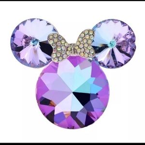 NEW Shiny Minnie Mouse Brooch